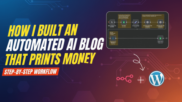 How I Built an Automated AI Blog That Prints Money